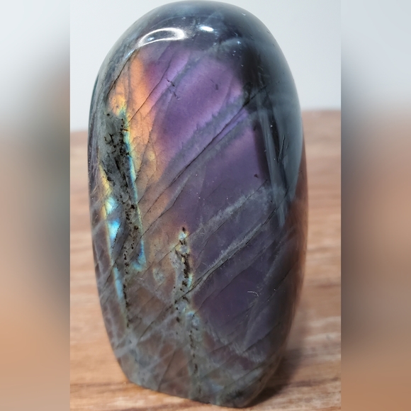 Labradorite Crystal Freeform Two-Sided Flash 0.38 Pounds - Picture 4 of 11